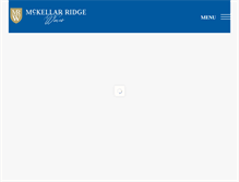 Tablet Screenshot of mckellarridgewines.com.au